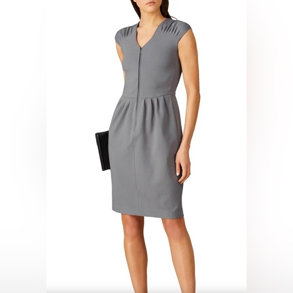Emporio Armani Cap Sleeve Jersey Dress Italian Size 48 or US size 12 - Picture 1 of 15